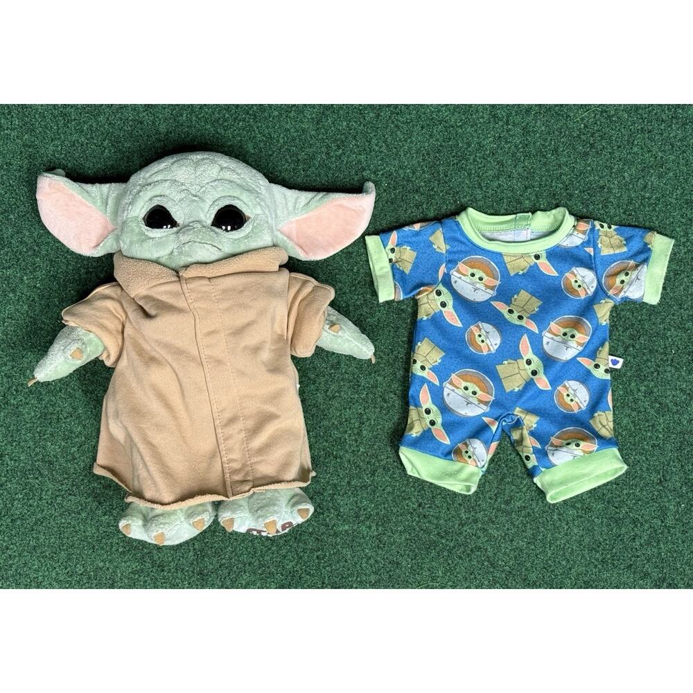 Build A Bear The Child Baby Yoda Plush Star Wars Mandalorian & Outfit